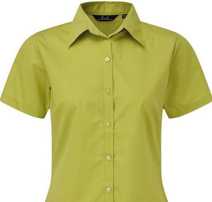 Produktbild Premier Kurzarm Popeline Bluse Arbeitshemd (42)