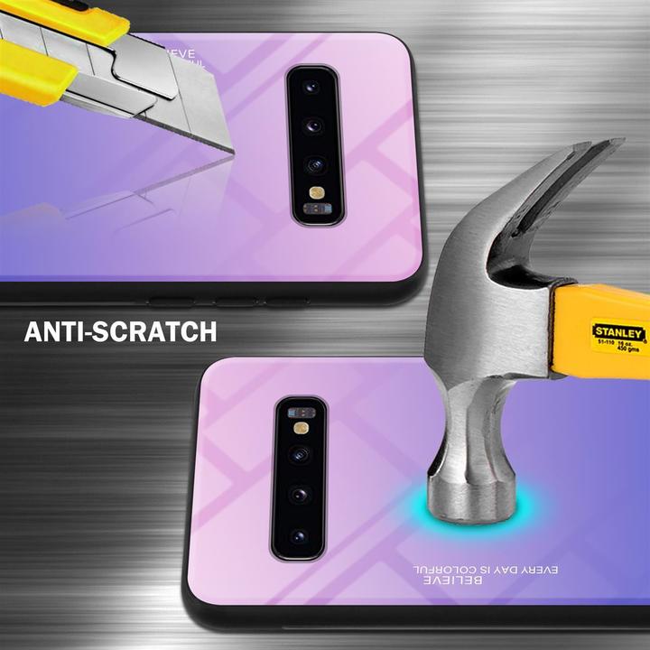 Productafbeelding Cadorabo TPU 2 kleuren glasdekking (Samsung Galaxy S10)