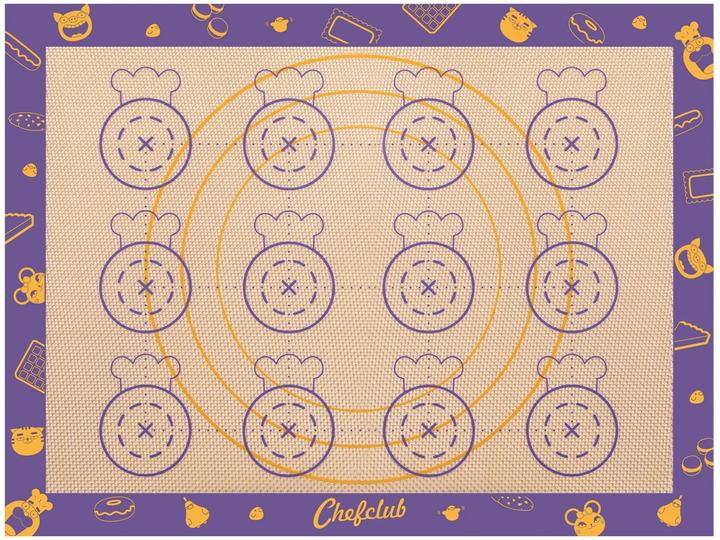 Actual product image Chefclub Kids baking mat 30x40 (30 x 40 cm)