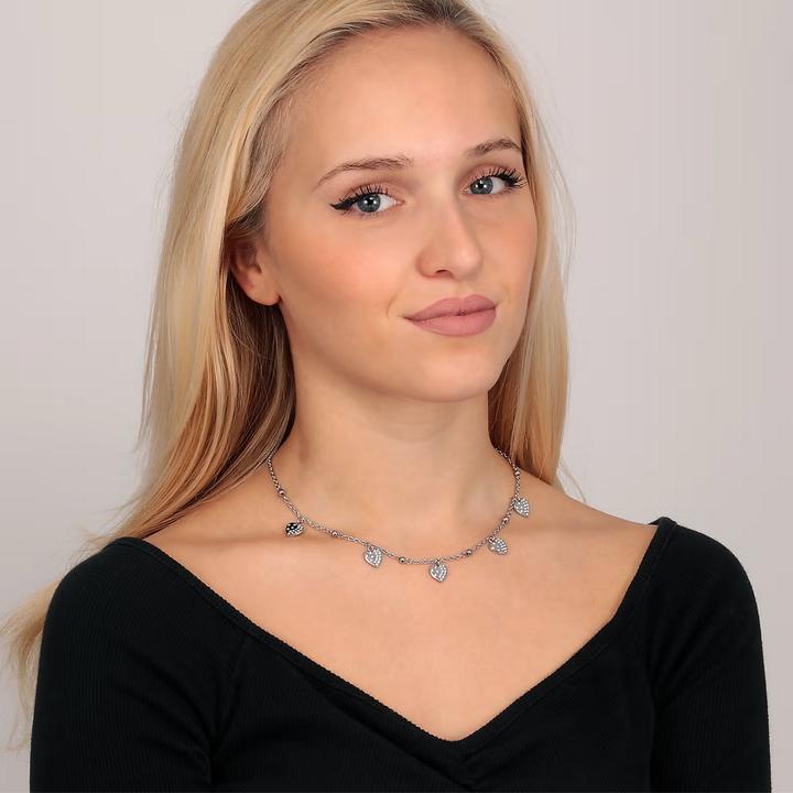 Actual product image Morellato Passioni Neck +White Crystal (Stainless steel, 38 - 45 cm)