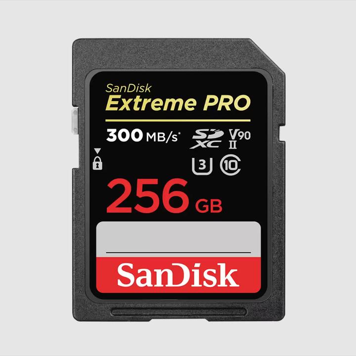 Image du produit SanDisk Extreme Pro (256 Go, SDXC, U3, UHS-II)