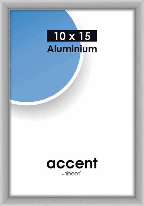Productafbeelding Nielsen Fotolijst 51224 Accent Mat Zilver 10x15 cm (10 x 15 cm)