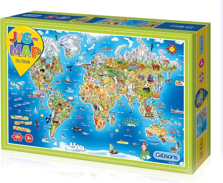 Produktbild Gibsons Puzzle 250 Nasz świat G3 (250 Teile)