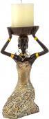 Actual product image IKO African woman with a bowl on her head h = 22cm