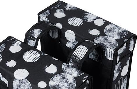 Produktbild Basil MARA XL SPHERE 35L Doppel-Stadtrucksack, Universal Bridge System, wasserdicht schwarz grau (NE (35 l, Gepäckträgertasche)