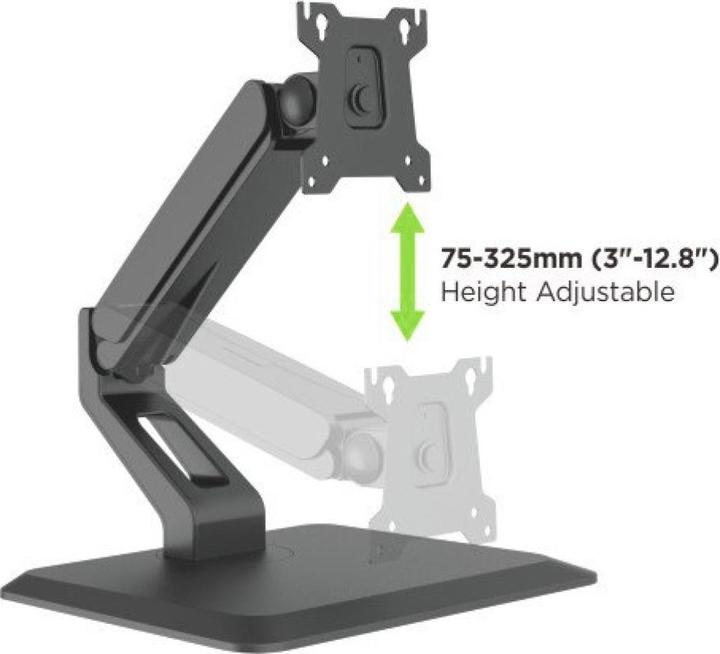 Immagine prodotto Techly Supporto da scrivania per 1 touchscreen da 17-32 pollici 43-81 cm nero (Tavolo, 32")