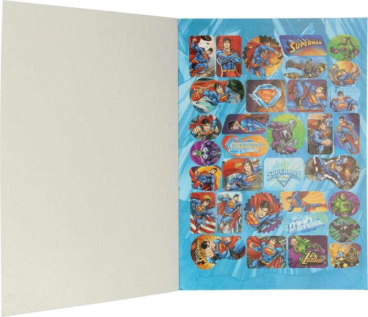 Immagine prodotto Libro da colorare Warner Bros Superman con adesivi