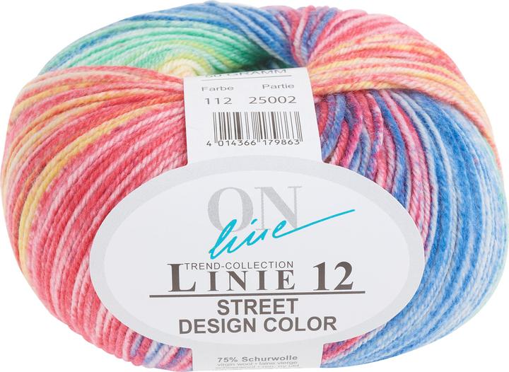 Immagine prodotto Online Street Design Color, linea 12, 50 g, circa 210 m (210 m)
