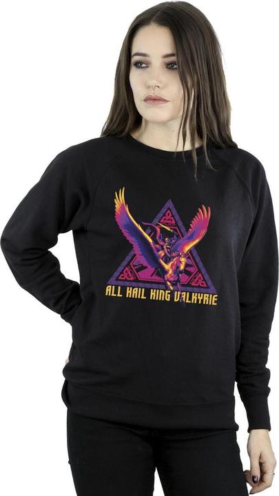 Image du produit - Sweat THOR LOVE AND THUNDER ALL HAIL VALKYRIE - Femme (S)