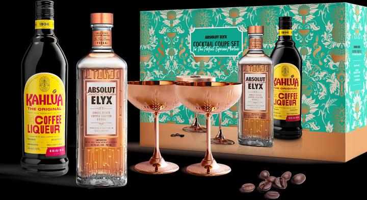 Actual product image Absolut Gift Box Espresso Martini Cocktail Set (2 x 70 cl)