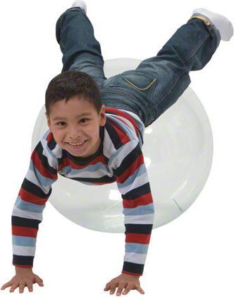 Actual product image Sport 2000 Gymnic® Opti-Ball gymnastic ball transparent 65 cm (65 cm)