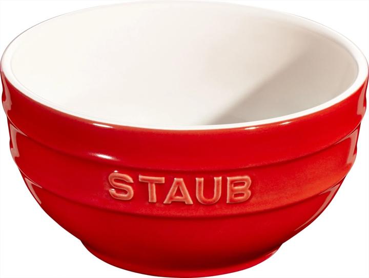 Actual product image Staub Ceramic bowl, cherry red round 0.7l / Ø14 cm (14 cm, 0.70 l, 1 x)