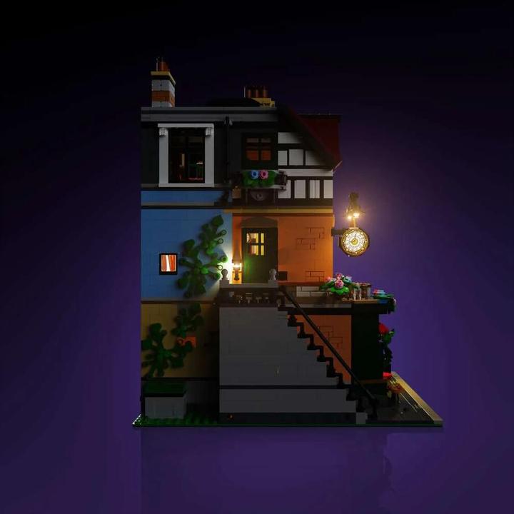 Actual product image Light my bricks LMB 2.0 LEGO® 10350# Tudor Corner Light Kit