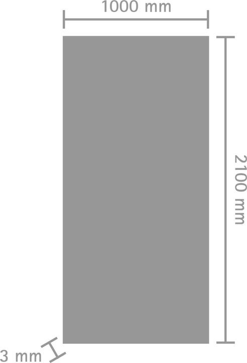 Actual product image Schulte DecoDesign Dekor (Back panel (single), 100 cm, 210 cm)