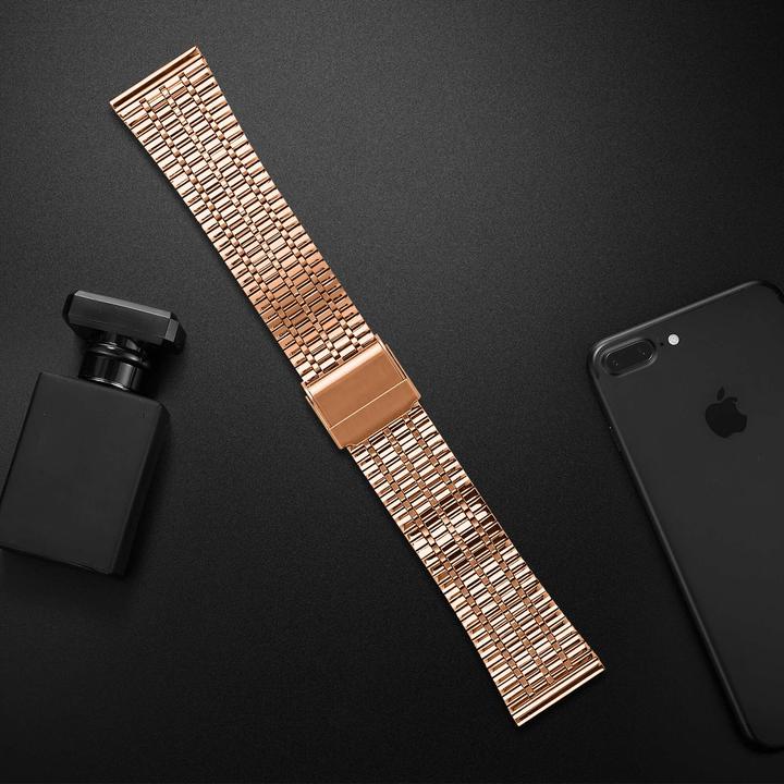 Produktbild Strap-it Stahlarmband (22 mm, Edelstahl)