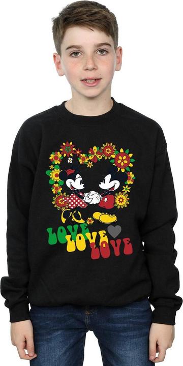 Image du produit Disney - Sweat MICKEY AND MINNIE MOUSE HIPPIE LOVE - Garçon (128)