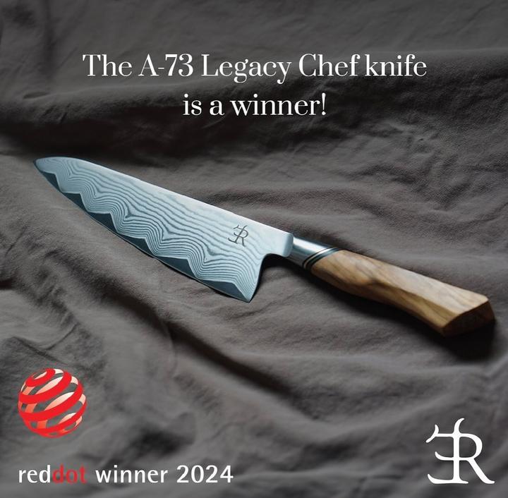 Produktbild Ryda Knives Legacy knife - A-73 - Chef Messer - RedDot (34 cm)
