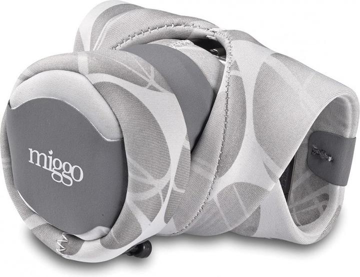 Produktbild miggo Grip & Wrap, Digital camera, Spandex, Neoprene, Grey, CSC, 30 cm, 140 mm