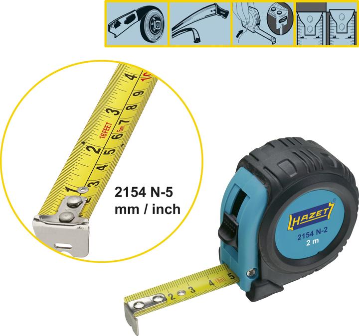 Produktbild HAZET Rollband-Mass 2154N-5