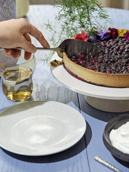 Image du produit Broste Copenhagen Nordic Cake Plate, Stoneware - Vanilla