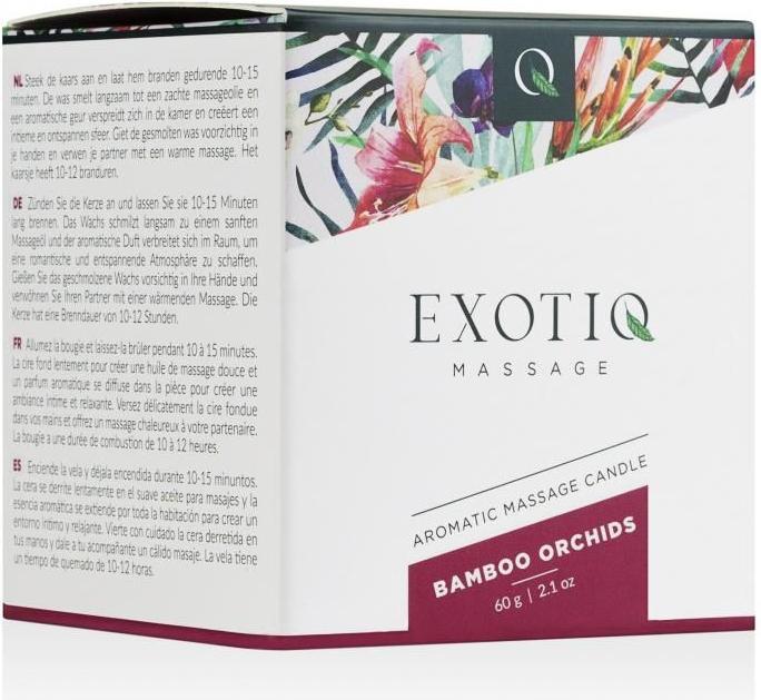 Image du produit Exotiq Bougie de massage Bamboe Orchidée 60g (60 ml)