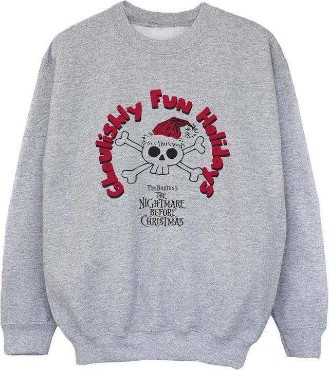 Immagine prodotto Disney The Nightmare Before Christmas Ghouishly Fun Holidays Felpa Ragazzi (140, 146)