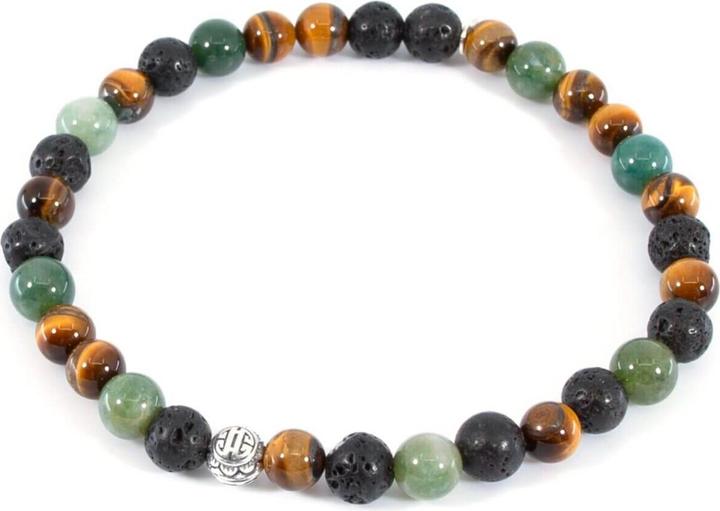 Actual product image Balibay Dalyan (20.50 cm, Gemstone, Volcanic stone, Agate, Tiger's eye, 925 Sterling silver)