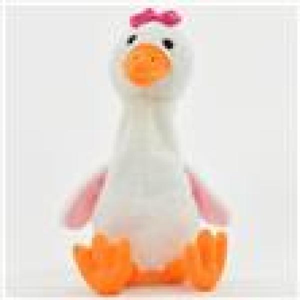 Immagine prodotto Kögler Oca Laber "Daisy" con fiocco, 12,5x17x24cm, batterie incluse (26 cm)