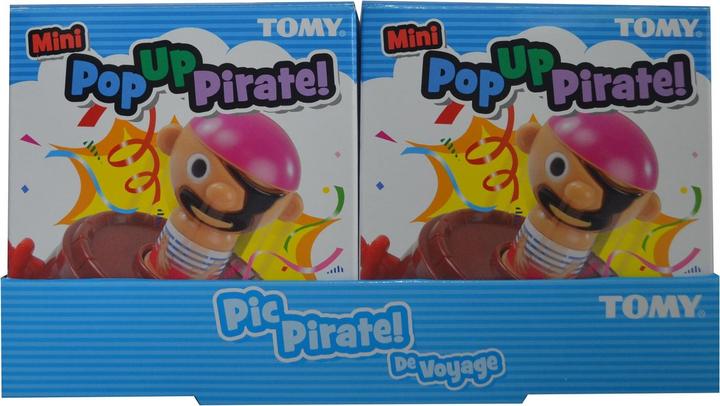 Actual product image Tomy Pop Up Pirate (German, French, English, Swiss German)