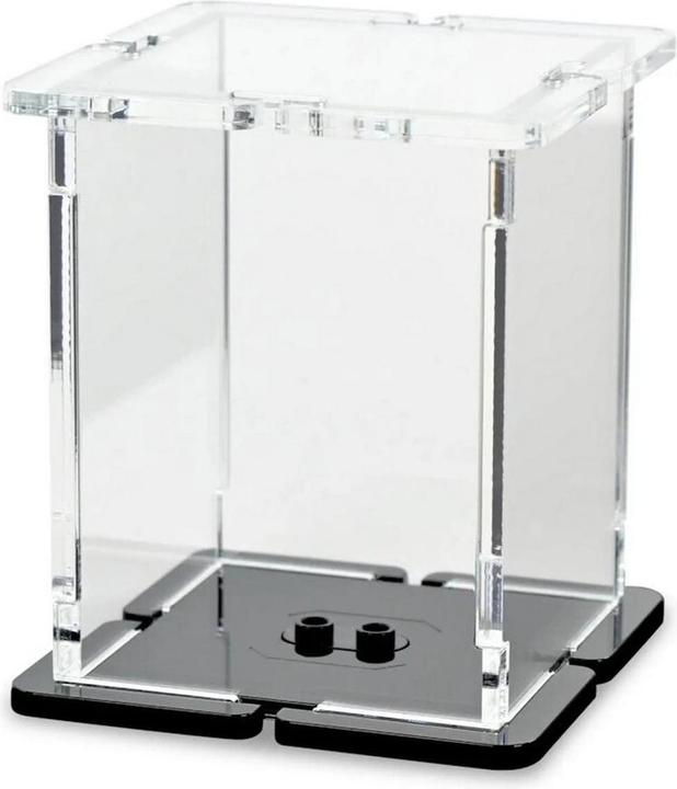 Actual product image iDisplayit Acrylic display for 1 LEGO® minifigure (with black base and 2 studs)