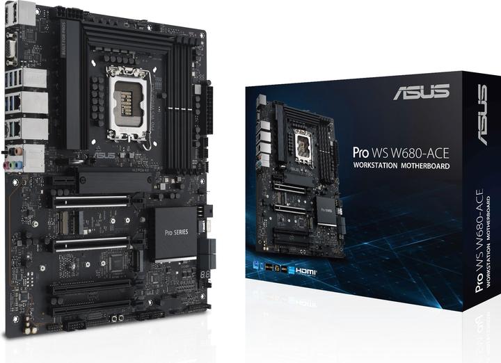 Actual product image ASUS PRO WS W680-ACE (LGA 1700, Intel W680, ATX)