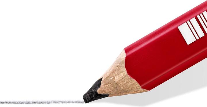 Image du produit Staedtler 148 40 Crayon de charpentier, produit unique, médium (2 mm, HB, 1 x)