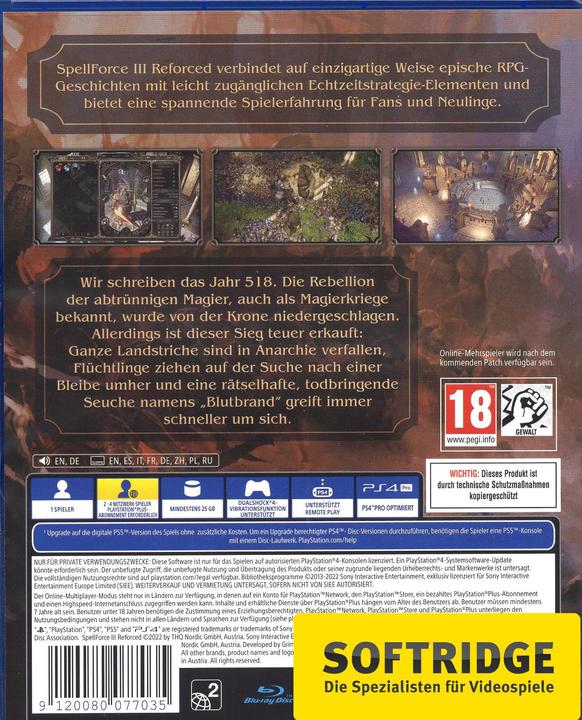 Produktbild THQ SpellForce 3 Reforced (PS5, PS4, DE)