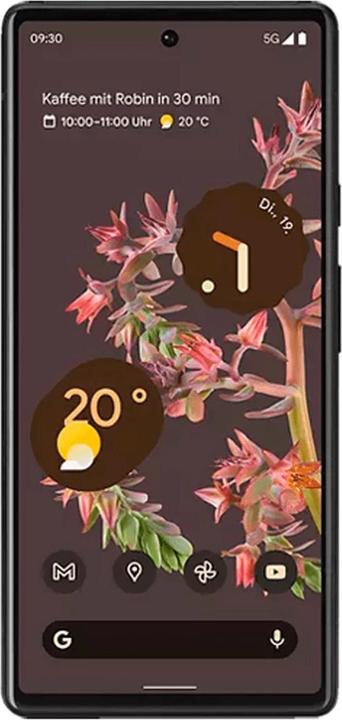 Image du produit Google Pixel 6 (128 Go, Stormy Black, 6.40", SIM + eSIM, 50 Mpx, 5G)