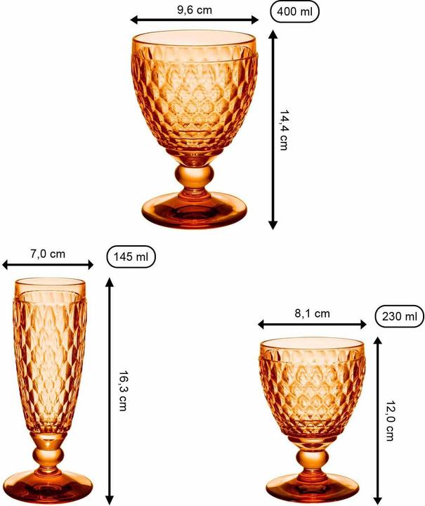 Immagine prodotto Villeroy & Boch Bicchieri da acqua, vino e champagne Boston Colorati (23 cl, 12 Occhiali, Bicchieri da vino bianco)