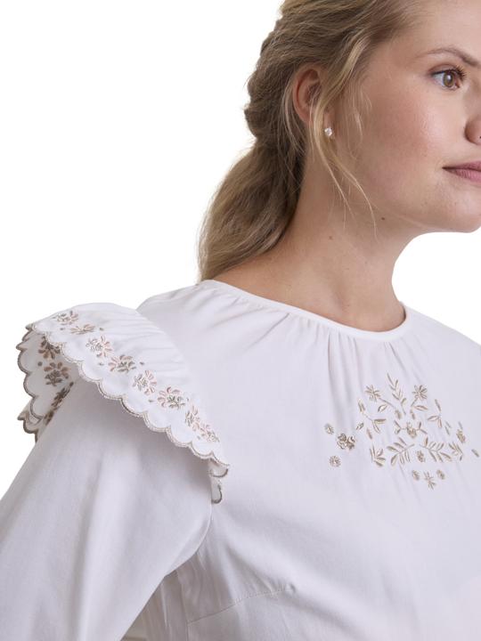 Actual product image Vertbaudet Festive cotton/viscose maternity blouse (44)