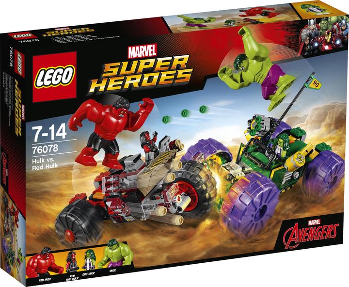 Actual product image LEGO Marvel Super Heroes Hulk vs Red Hulk (76078, LEGO Marvel)