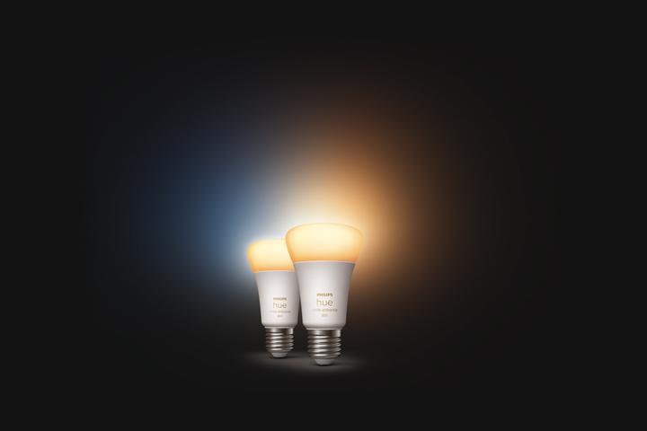 Image du produit Philips Hue White Ambiance BT (E27, 9 W, 806 lm, 2 x, F)