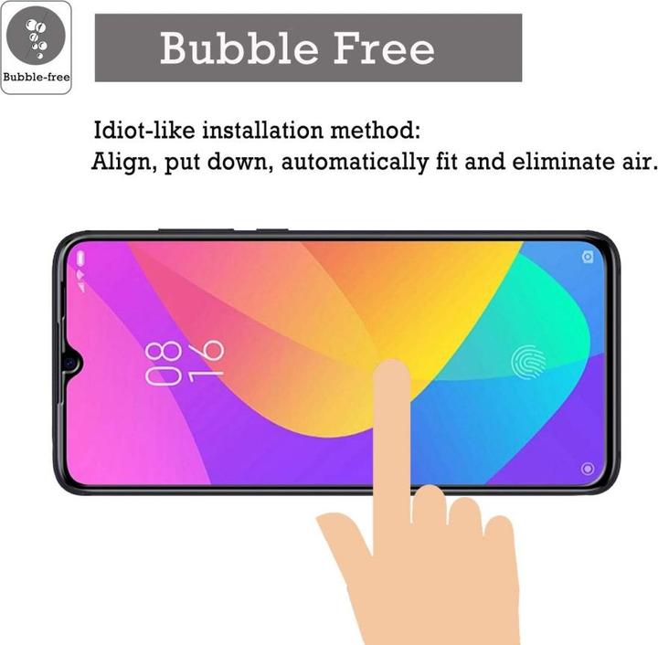 Immagine prodotto Screenguard Xiaomi Mi 9 Lite Pellicola protettiva di vetro a schermo intero 2.5D 9H (1 Pezzo/i, Mi 9 Lite)