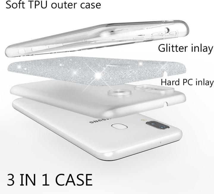 Produktbild Nalia Glitzer Hülle (Samsung Galaxy A40)