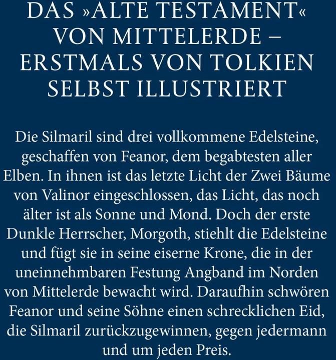 Actual product image Das Silmarillion Luxusausgabe (German, J.R.R. Tolkien, 2022)
