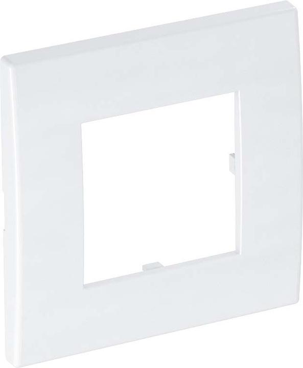Actual product image OBO Bettermann AR45-F1 RW cover frame module 45 1gang 84x84mm PC rws RAL9010 6119322