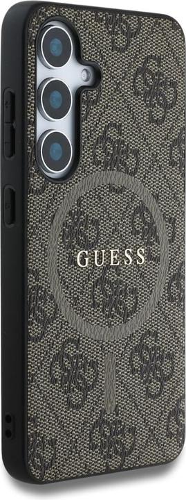 Image du produit Guess Etui Leather 4G Colored Ring Classic Logo MagSafe Samsung Galaxy S25 Plus brÄ zowy (Samsung Galaxy S25+)