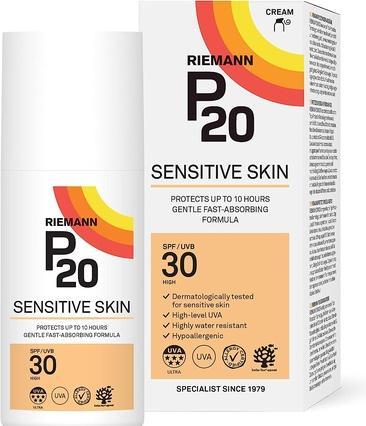 Image du produit P20 Crème Peau Sensible Riemann SPF 30 200 ml (Crème solaire, SPF 30, 200 ml)