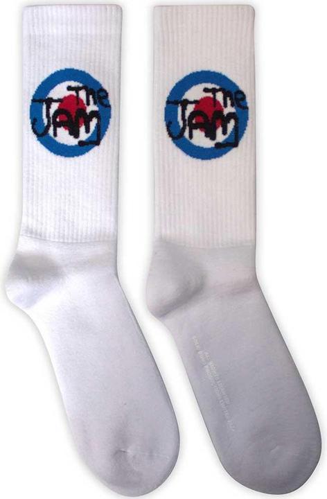 Actual product image The Vegan Cow Unisex Adult Target Logo Terrycloth Socks (40.5 - 45.5)
