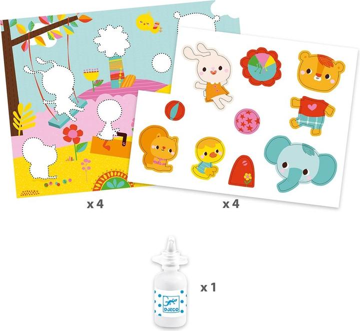 Actual product image Djeco Collage for the very young day