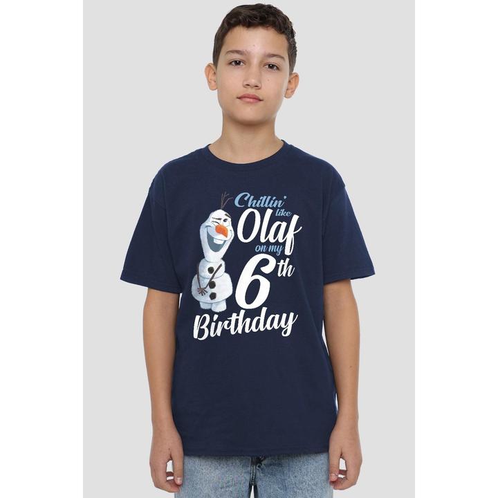 Image du produit Disney Frozen - T-shirt CHILLIN LIKE OLAF - Enfant (128)