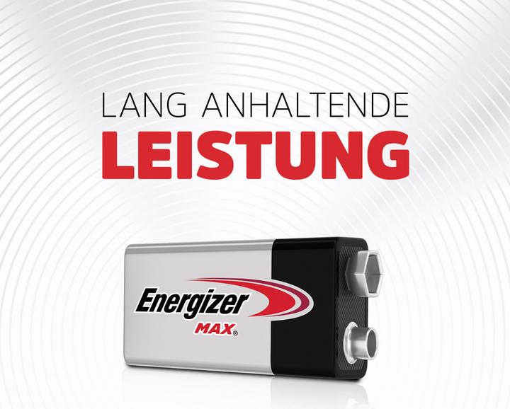 Produktbild Energizer Max Alkaline (1 Stk., 9V Block)