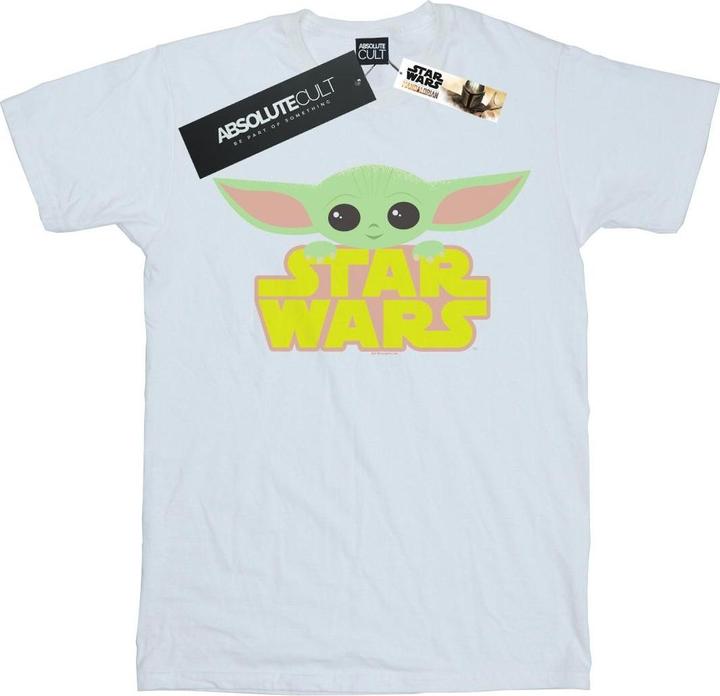 Actual product image Star Wars Mens The Mandalorian The Child And Logo T-Shirt (4XL)