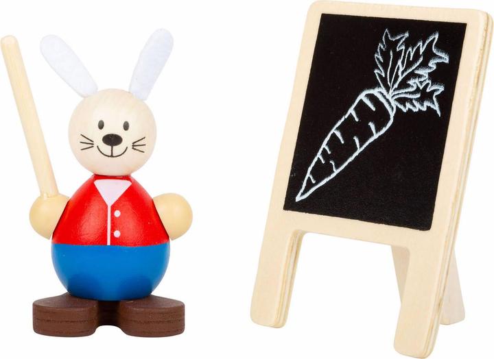Actual product image small foot Bunny school playset